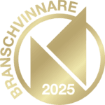 Branschvinnare 2025 ikon i guld